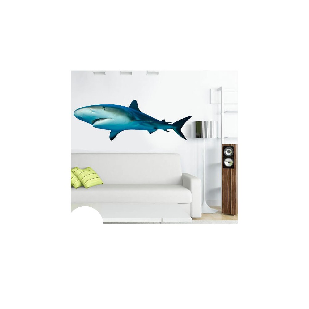 Wandaufkleber „Großer Weißer Hai“ – 2