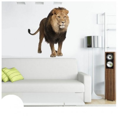 Leeuw muursticker - 2