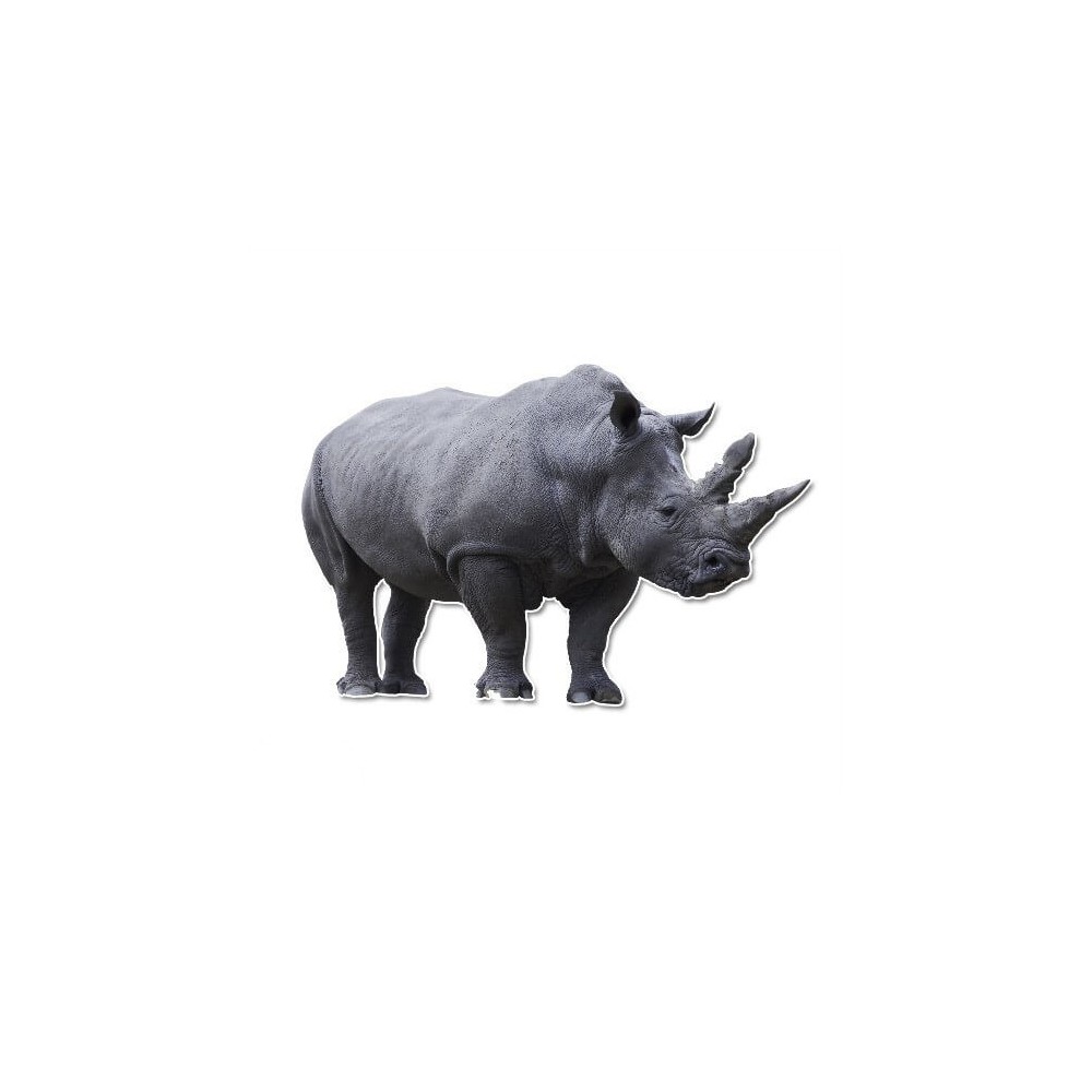Fat Rhino Wandaufkleber - 1