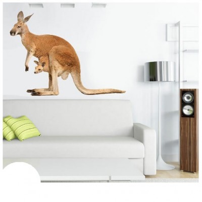 Kangaro muursticker - 2