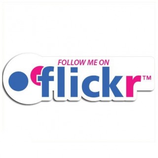 Flickr Sticker Follow me on - 1