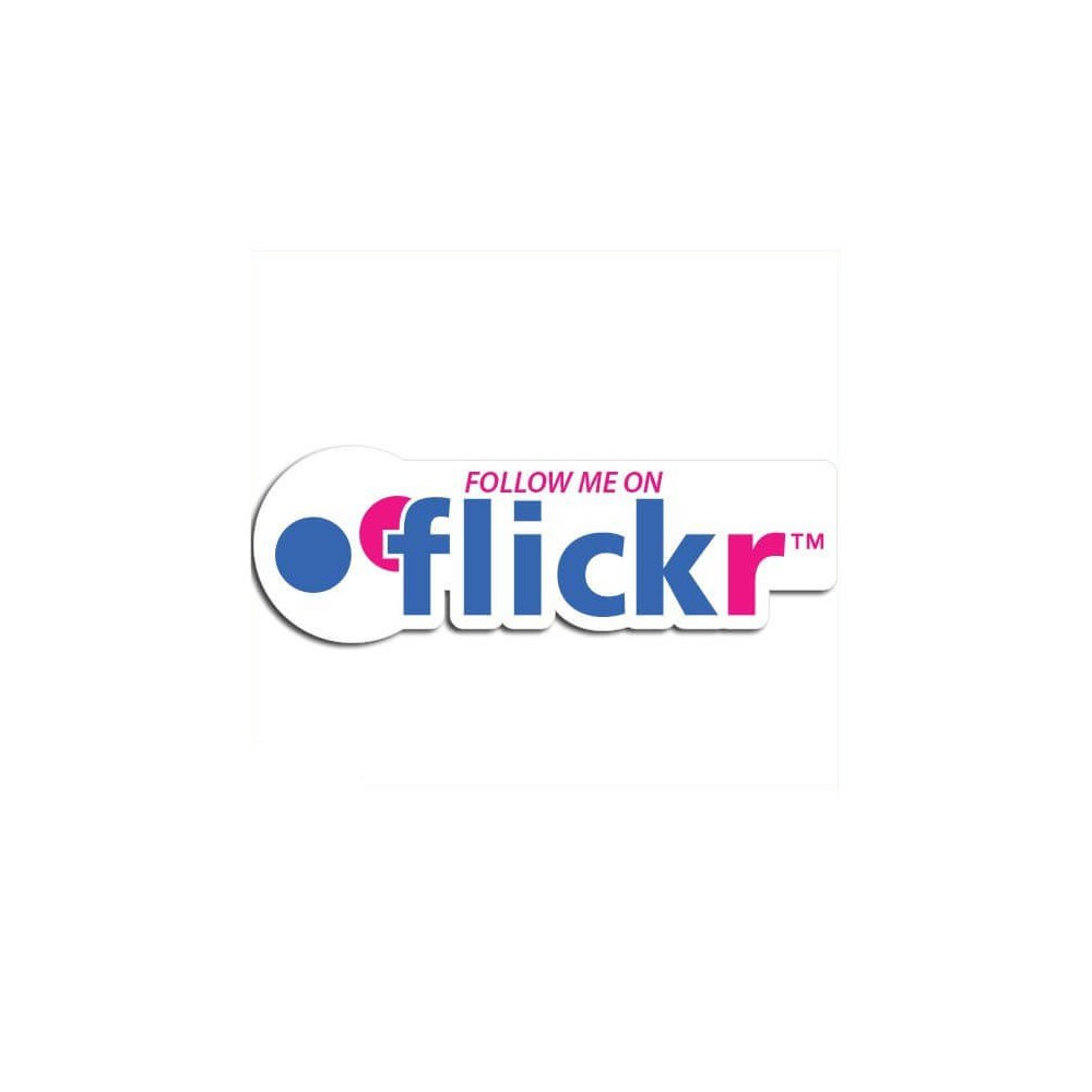 Flickr Sticker Follow me on - 1