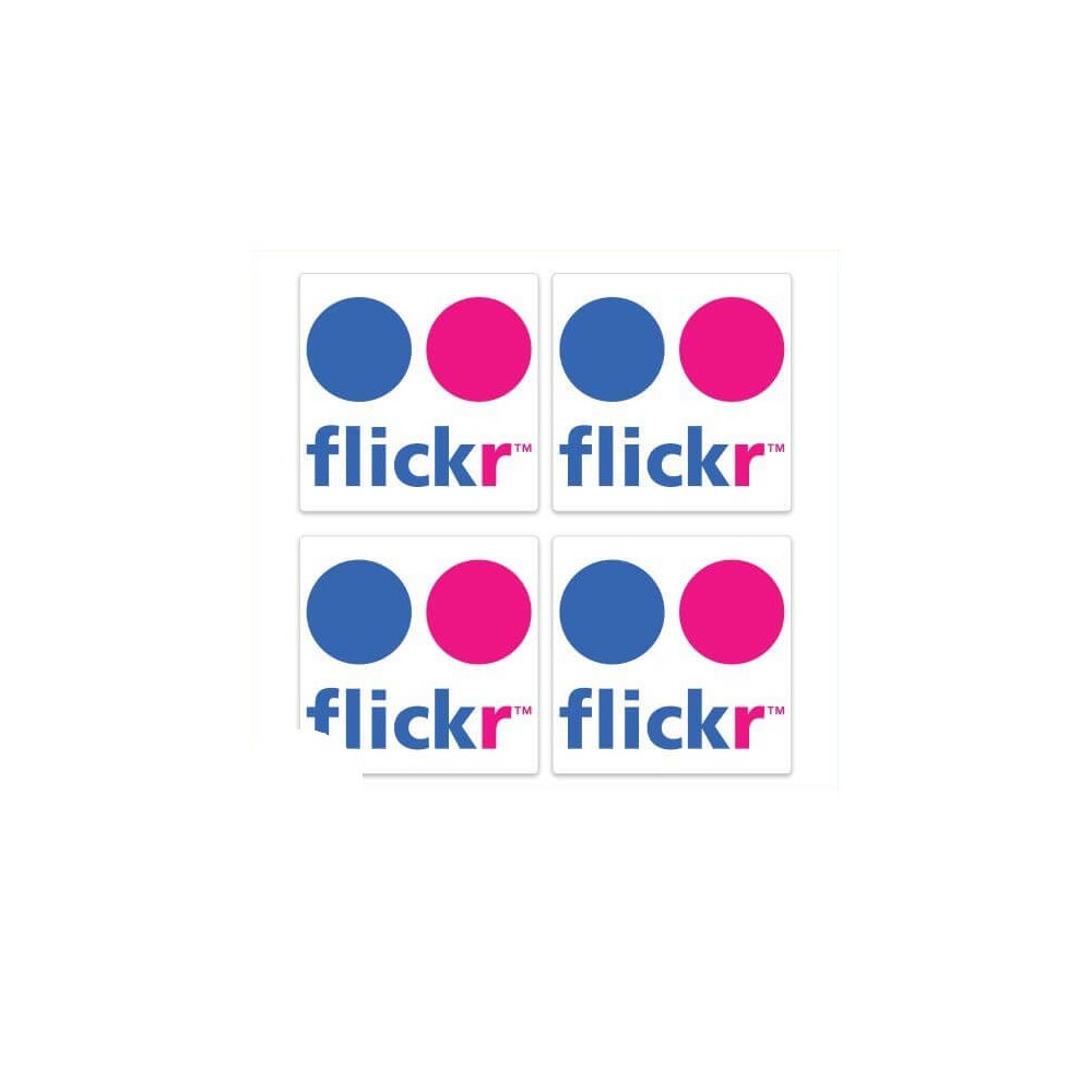 Flickr-Aufkleber-Set mit 50 Stück – 1