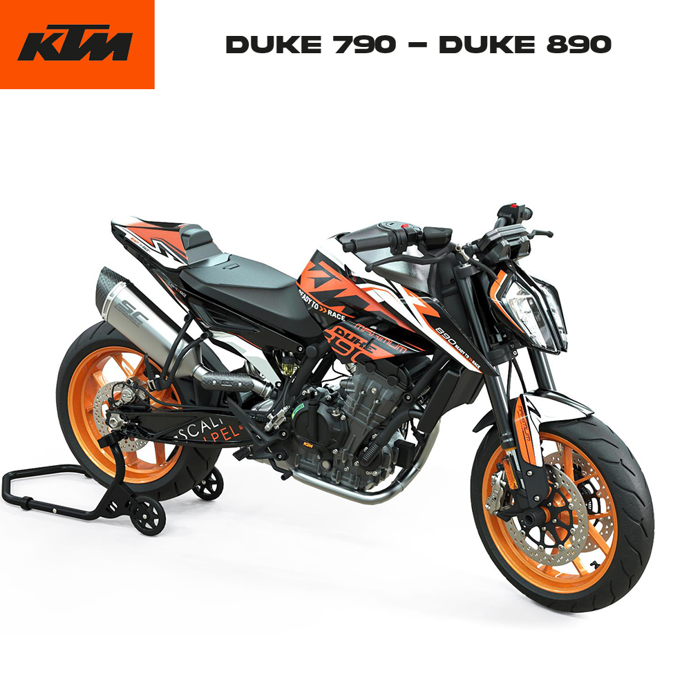 Graphics kit KTM Duke 790 Duke 890 Stickerset